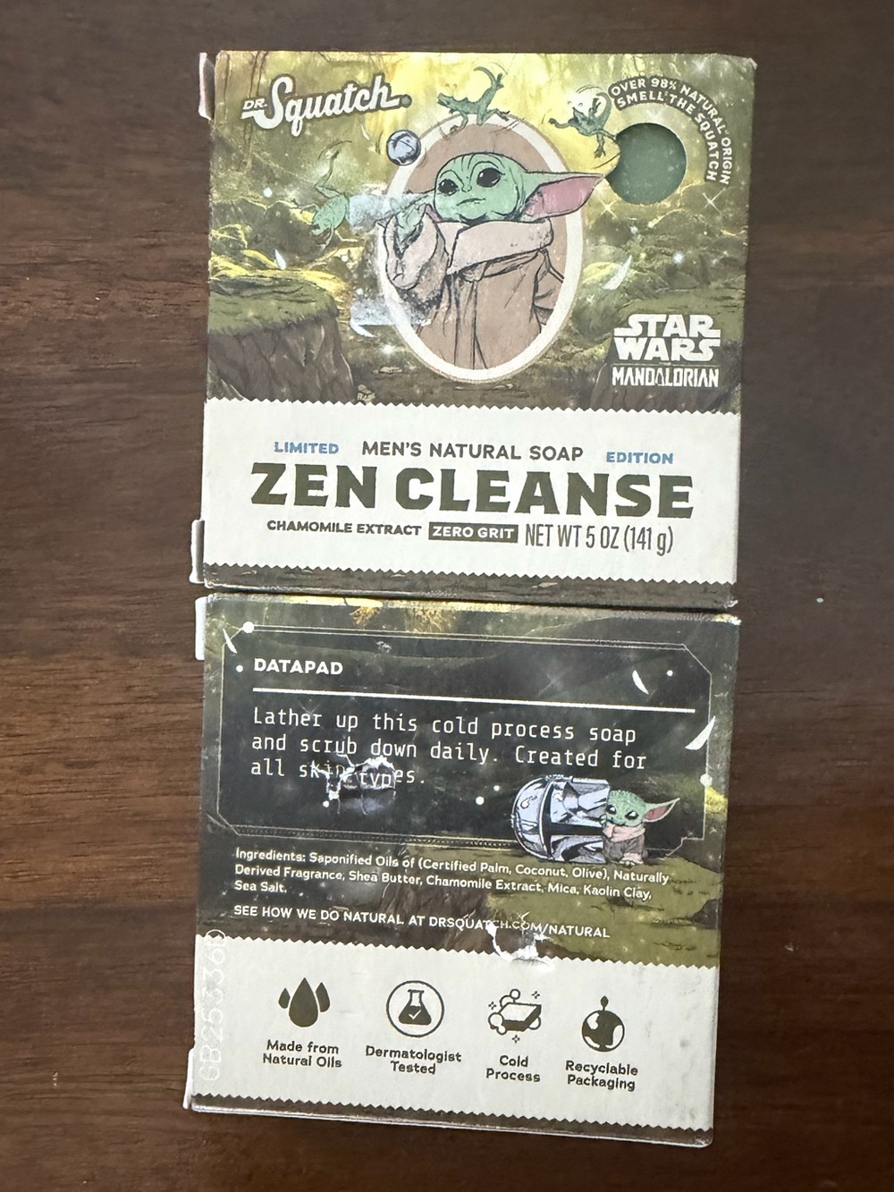 Zen Cleanse Men’s Natural Soap — Green